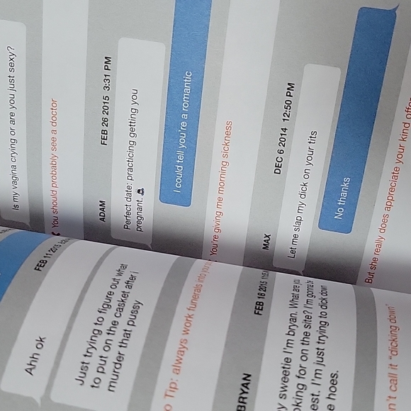 Tinder Nightmares Book - Picture 3 of 4